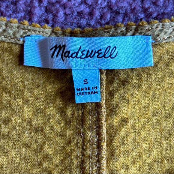 Madewell Corduroy Side-Button Shift Dress- Size Small - Picture 8 of 12